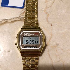 Casio chrono gold watch

Hipster; old school